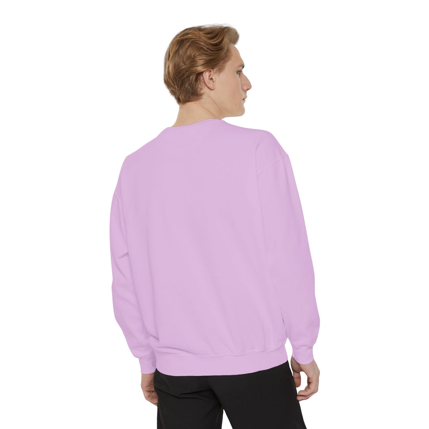 Casual Sweatshirt - 'LIVIN' Garment-Dyed Comfort for Every Day, Perfect for Weekends, Cozy Layering, Gift for Friends, Relaxed Vibe