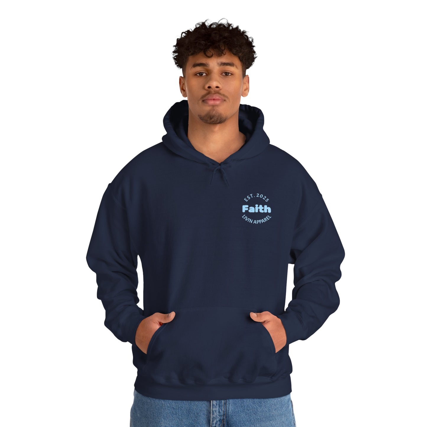 Faith over Fear Unisex Hooded Sweatshirt | Comfortable Everyday Wear | Inspirational Gift | Perfect for All Occasions