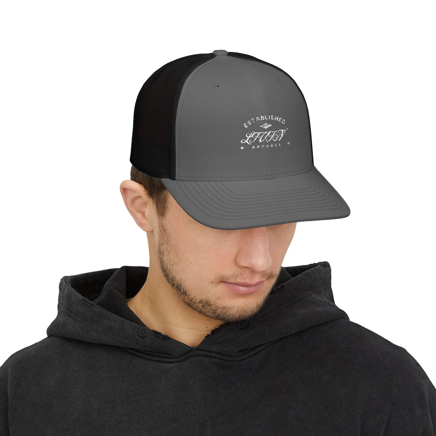 Stylish Embroidered Snapback Trucker Cap, Casual Headwear, Trendy Gift, Outdoor Accessories, Summer Fashion, Unisex Cap