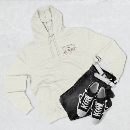 Chic Cherry Fleece Hoodie | Cozy Streetwear, Stylish Gift, Casual Outfit, Fall Fashion, Everyday Comfort