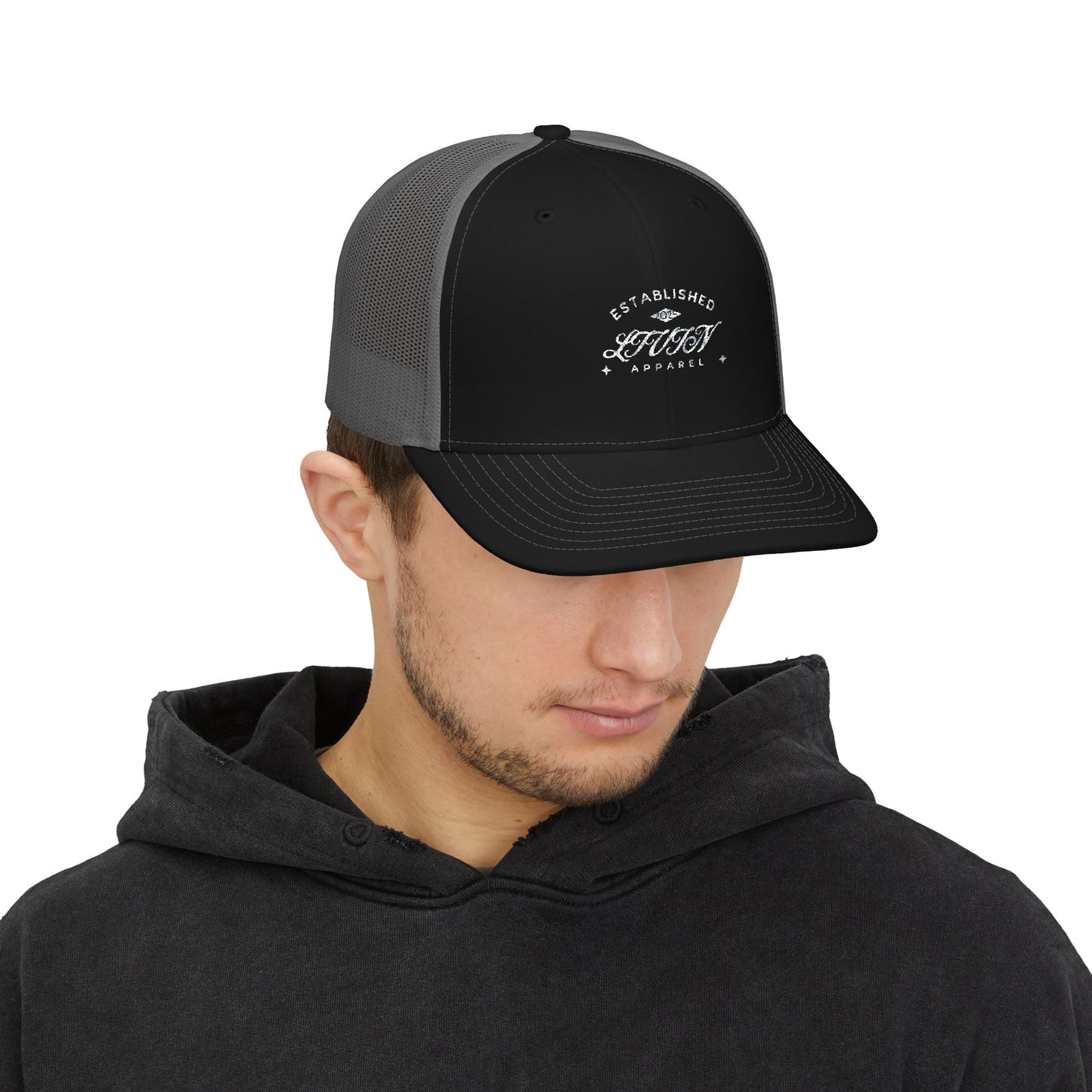 Stylish Embroidered Snapback Trucker Cap, Casual Headwear, Trendy Gift, Outdoor Accessories, Summer Fashion, Unisex Cap