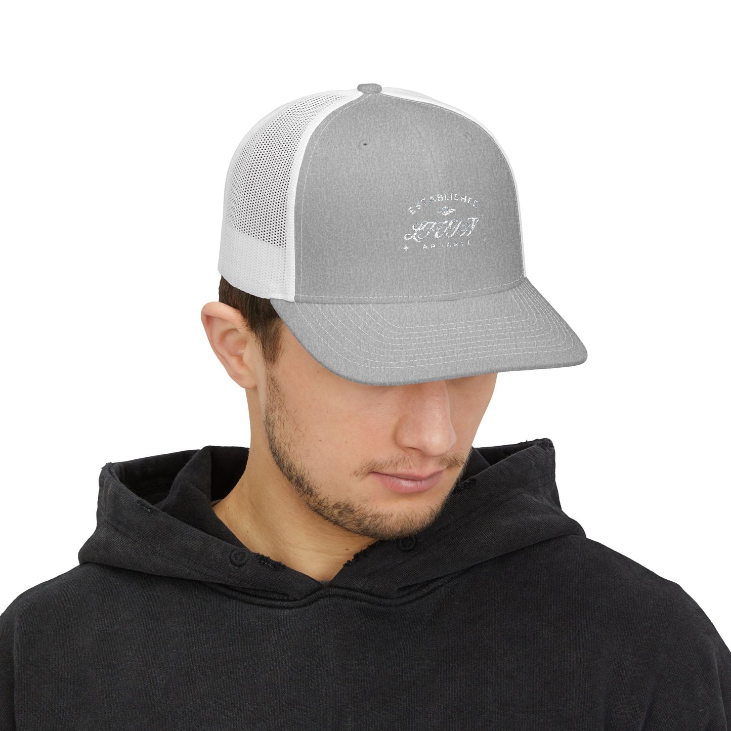 Stylish Embroidered Snapback Trucker Cap, Casual Headwear, Trendy Gift, Outdoor Accessories, Summer Fashion, Unisex Cap