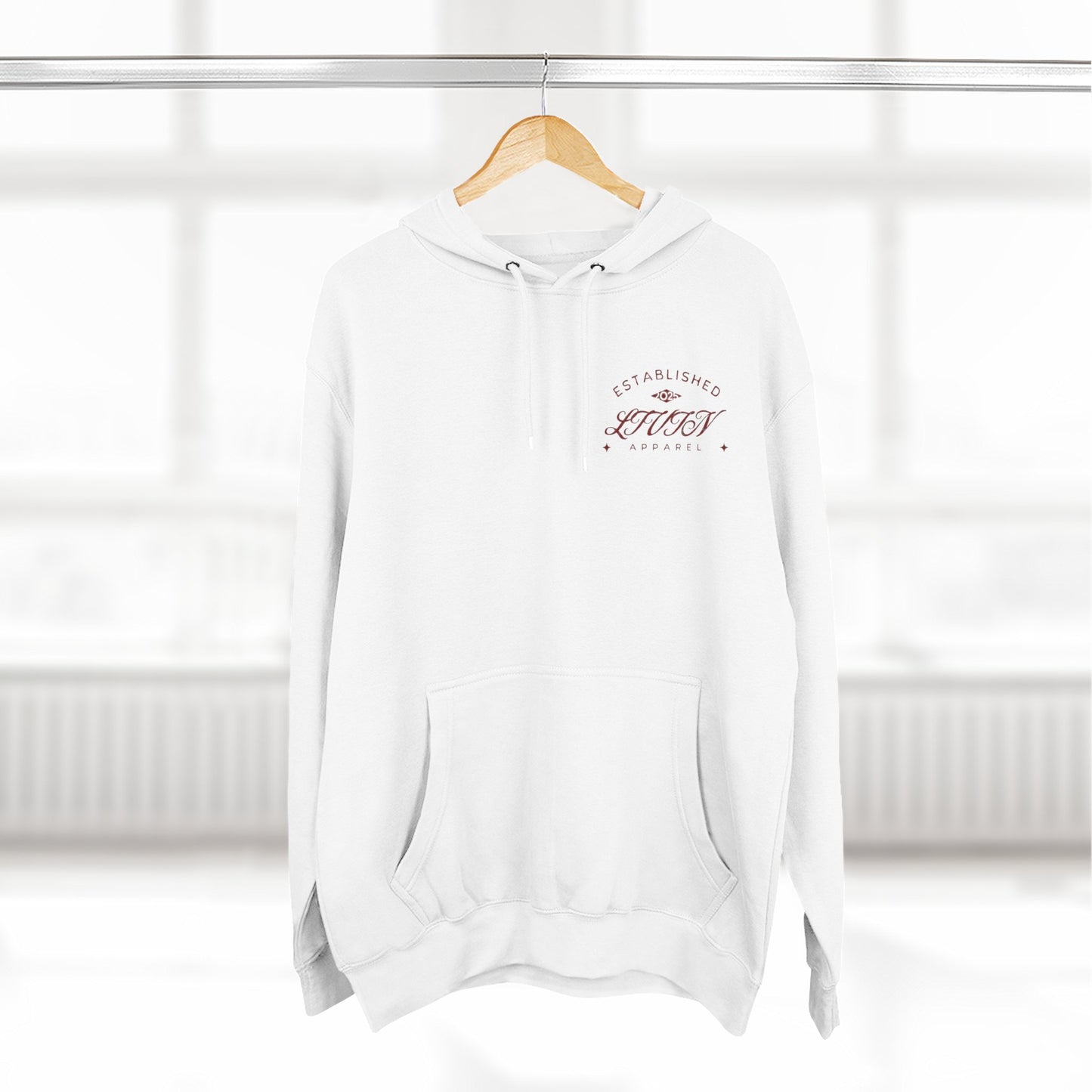 Chic Cherry Fleece Hoodie | Cozy Streetwear, Stylish Gift, Casual Outfit, Fall Fashion, Everyday Comfort